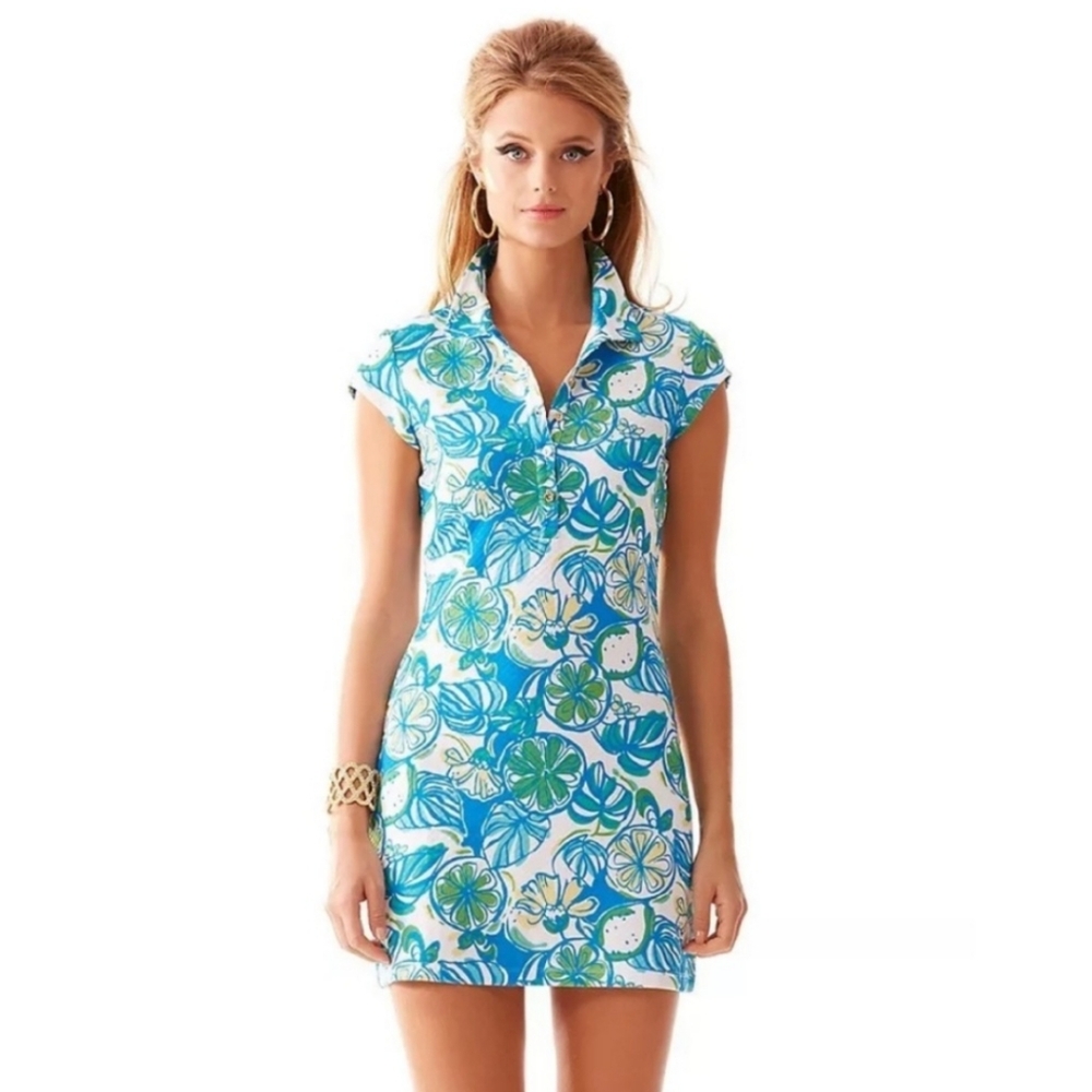 Lilly Pulitzer Rayna Polo Open Back Minidress